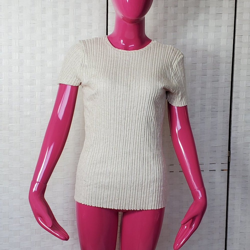 Zara Ribbed T-Shirt - Picture 3 of 5